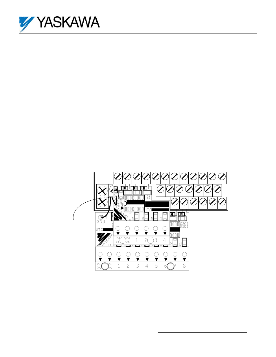 Drive's i/o terminal | Yaskawa DI-003 User Manual | Page 2 / 3