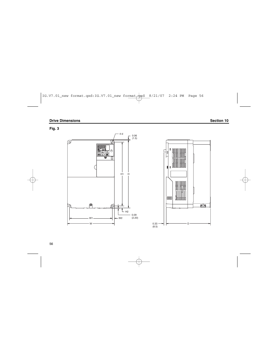 Yaskawa V74X Drives User Manual | Page 56 / 62