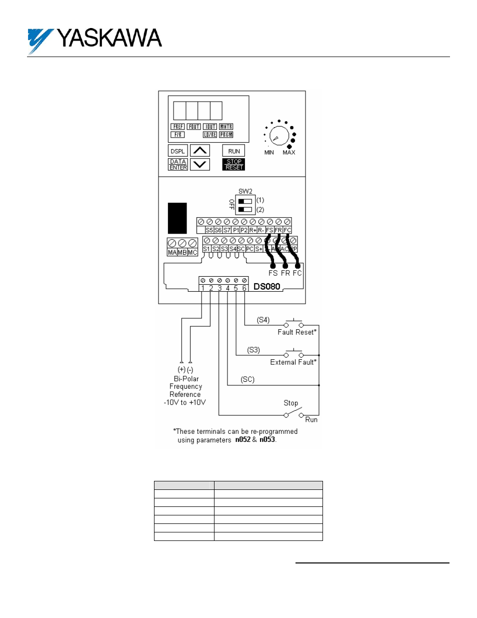 Bi-polar analog input option card ai-020 | Yaskawa AI-020 User Manual | Page 2 / 2