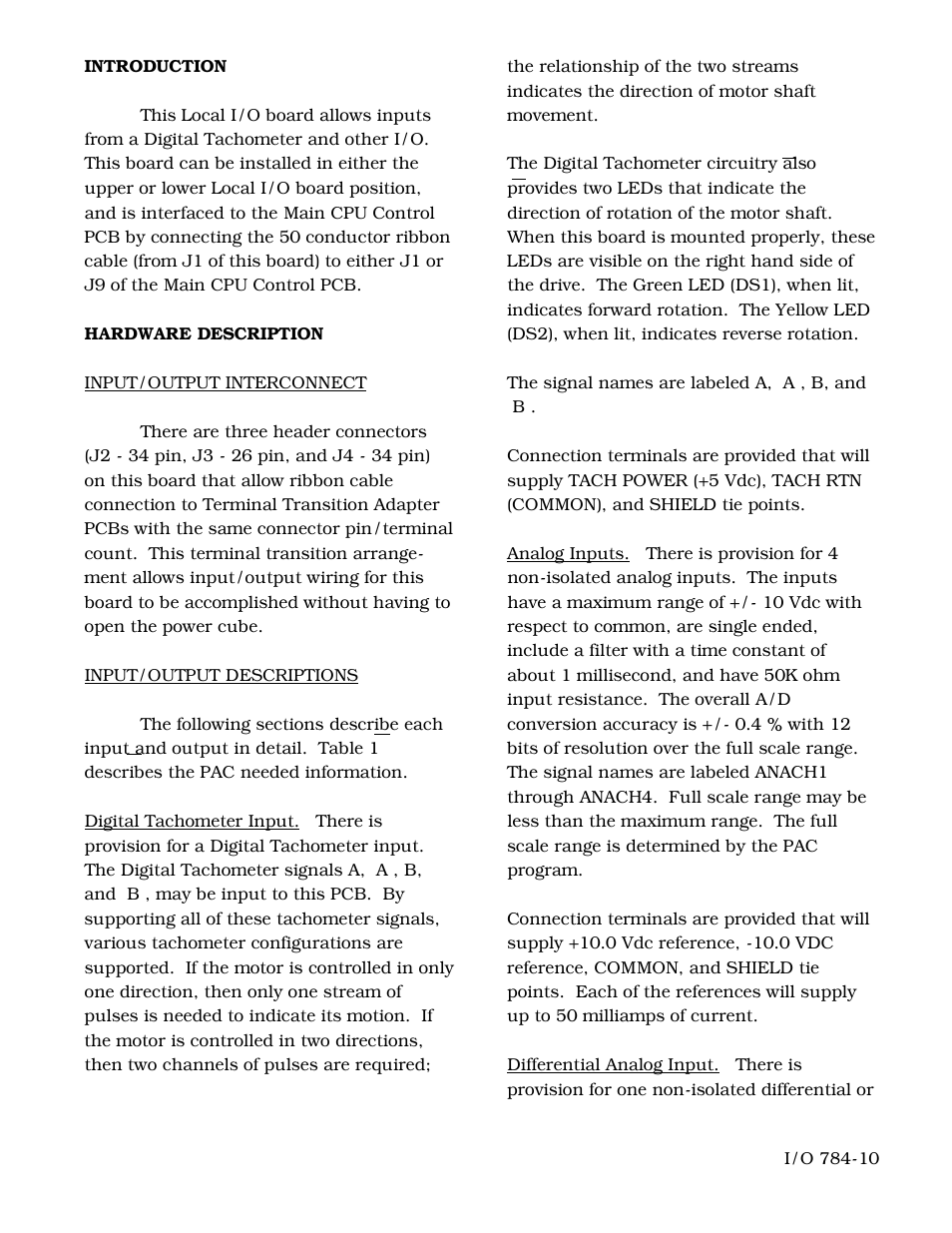 Yaskawa MicroTrac DSD Drives Digital Tach User Manual | Page 3 / 7