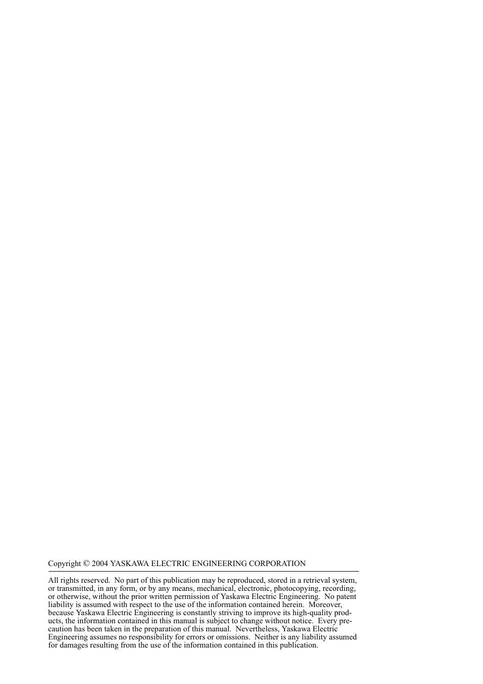 Yaskawa CACR-SRxxBF User Manual | Page 2 / 57
