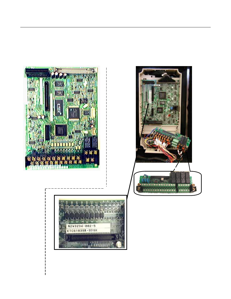 Main control pcb comparison | Yaskawa GPD 515/G5 to F7 User Manual | Page 10 / 40