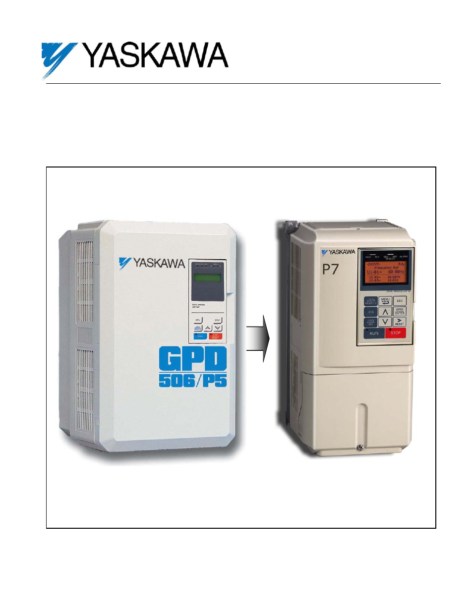 Yaskawa GPD506/P5 to P7 User Manual | 48 pages