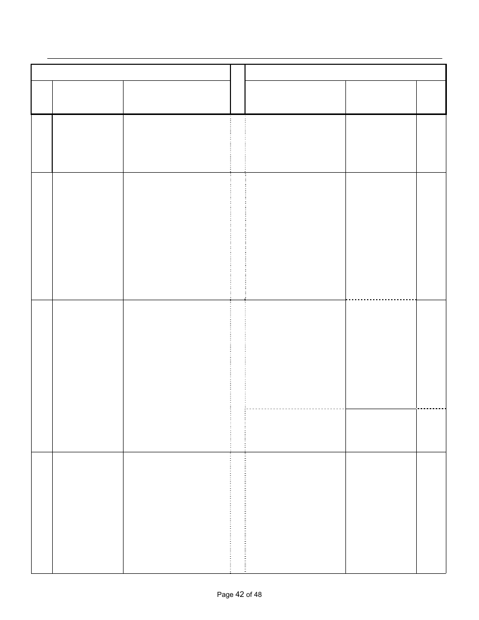 Appendix 3- parameter cross reference, Parameter name | Yaskawa GPD506/P5 to P7 User Manual | Page 42 / 48