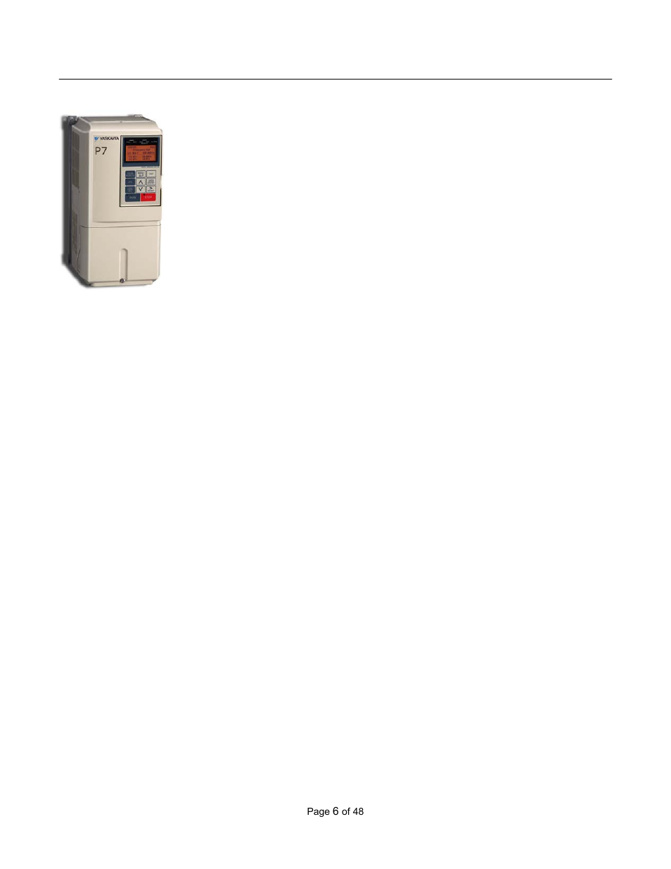 Yaskawa GPD506/P5 to P7 User Manual | Page 6 / 48