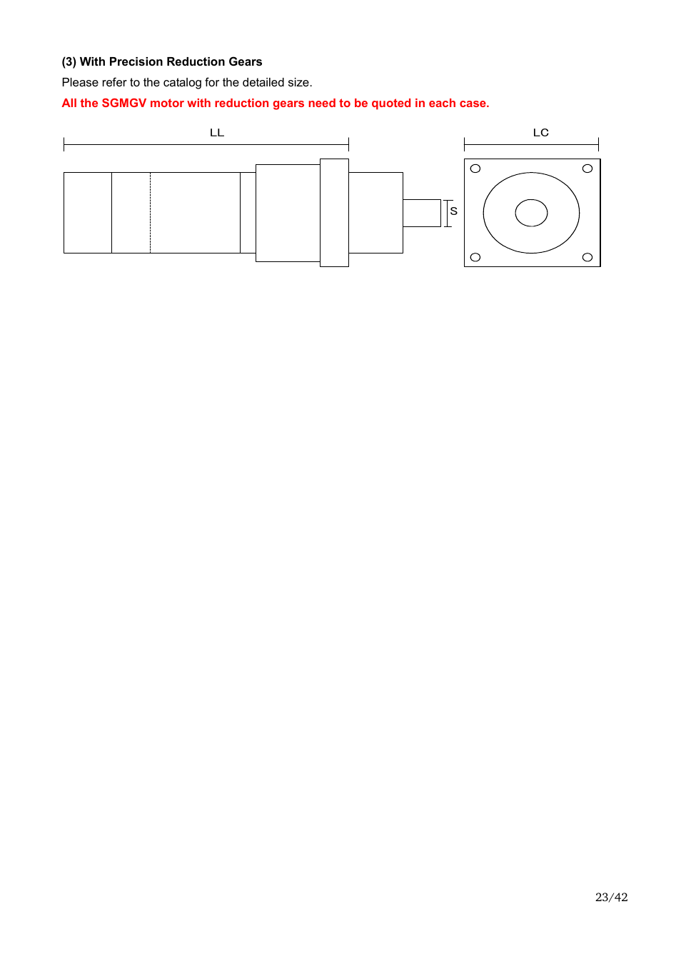 Yaskawa Sigma-II Large Capacity User Manual | Page 23 / 42