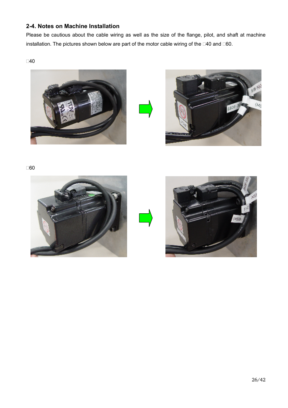 Yaskawa Sigma-II Large Capacity User Manual | Page 26 / 42