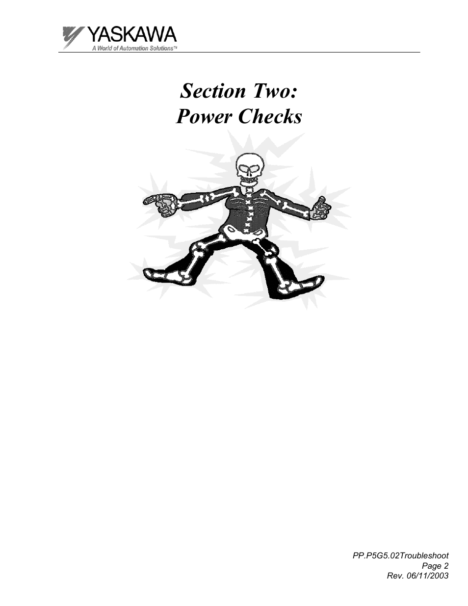 Yaskawa GPD 506/P5 Section Two User Manual | Page 2 / 29
