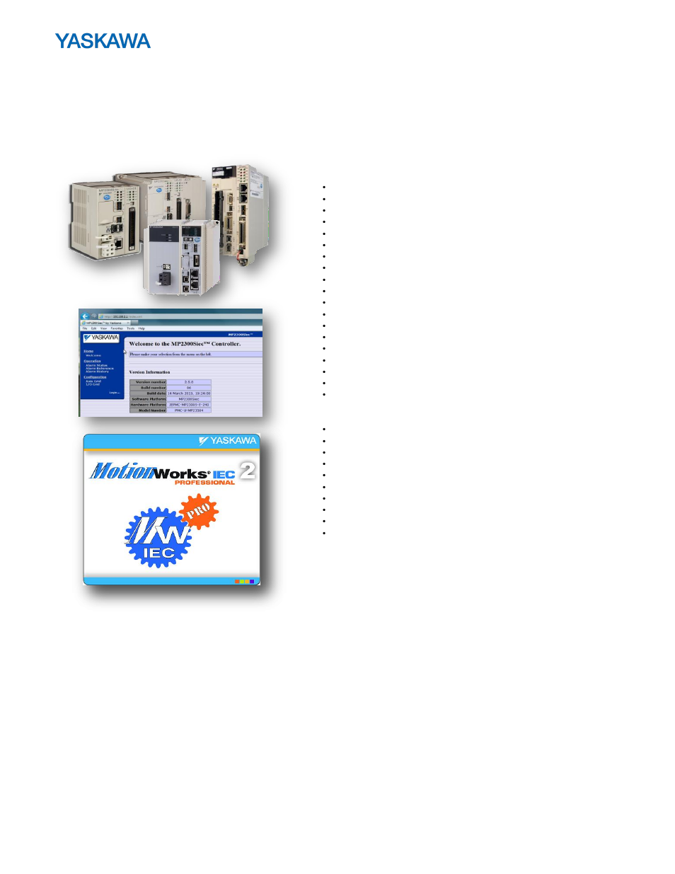 Yaskawa MP2000iec Series User Manual | 15 pages