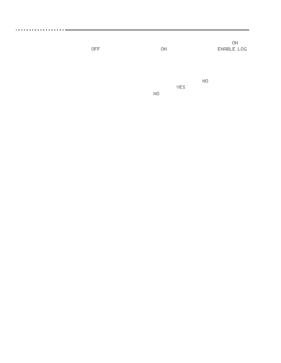 Enable log, Reset log, Set thresholds | Set thresholds / recoverd, Recovered / wwwww errs, Set thresholds / medium, Determining drive failure, Reporting drive failure | Ciprico 6500 User Manual | Page 54 / 92