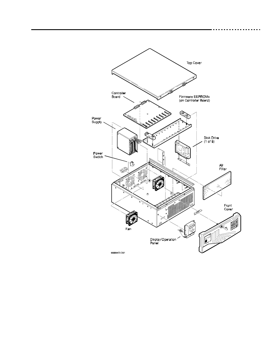 Figure 17 field replaceable units (frus) | Ciprico 6500 User Manual | Page 67 / 92