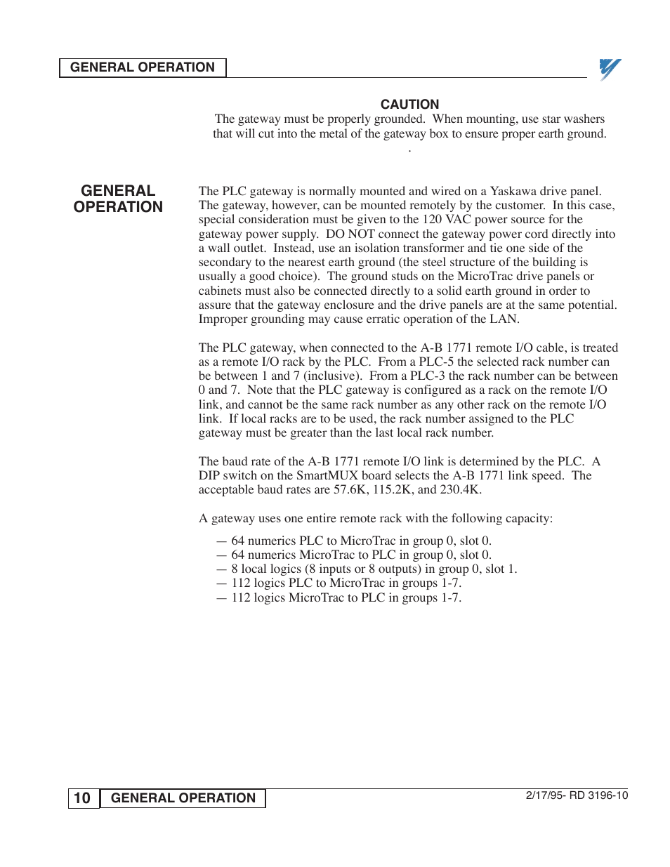Yaskawa PLC-5 User Manual | Page 13 / 33