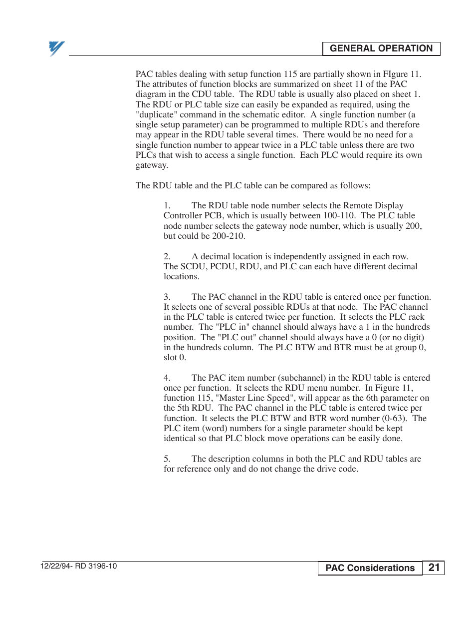 Yaskawa PLC-5 User Manual | Page 24 / 33