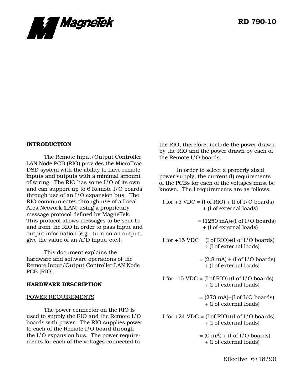 Yaskawa Remote I/O Controller LAN Node PCB for use with Microtrac DSD LAN User Manual | 6 pages