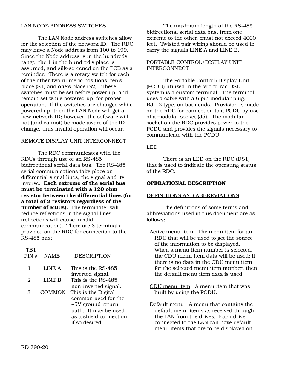 Yaskawa Remote Display Controller LAN Node PCB for use with Microtrac DSD LAN User Manual | Page 4 / 12