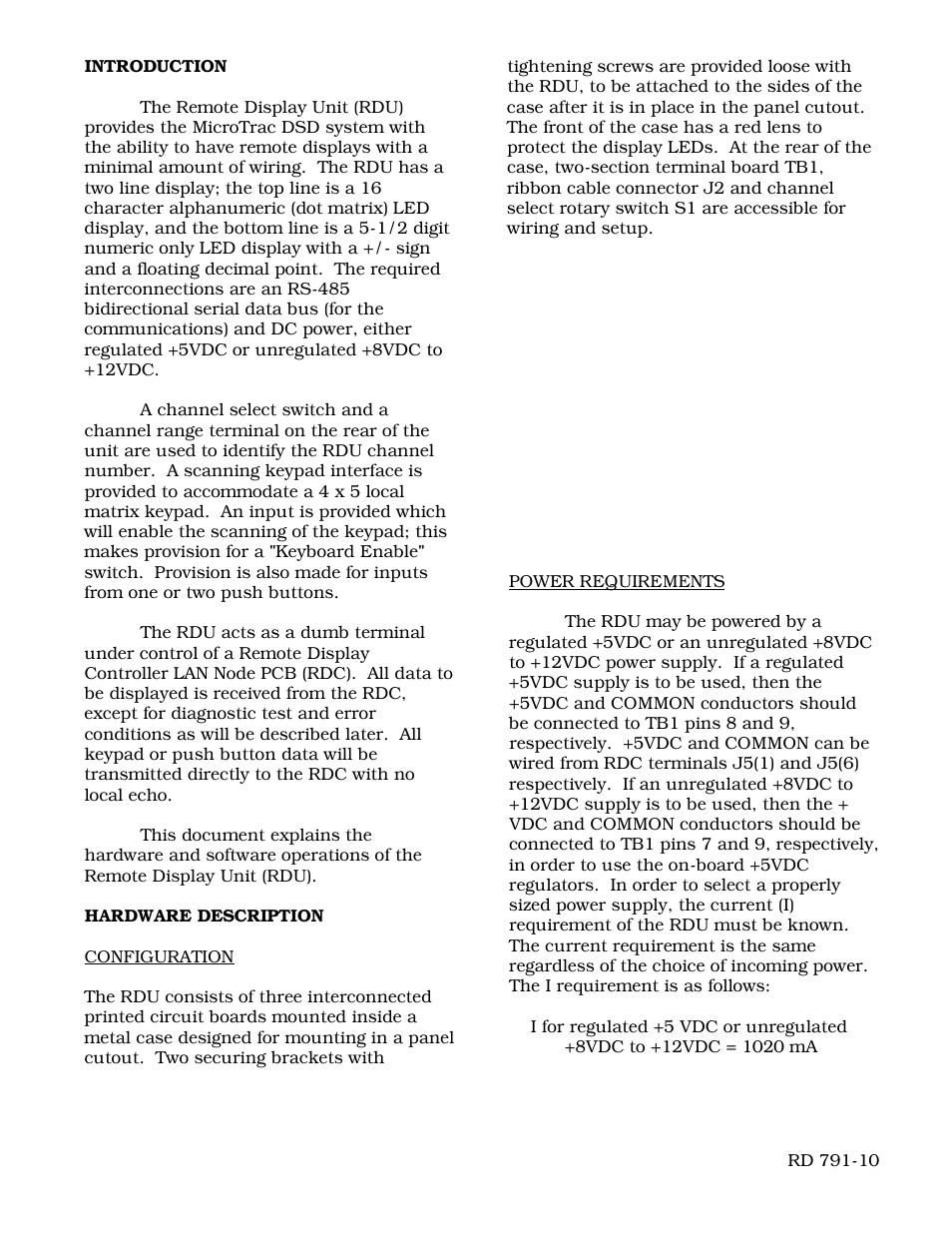 Yaskawa Remote Display Unit RDU for use with MicroTrac DSD LAN User Manual | Page 3 / 6