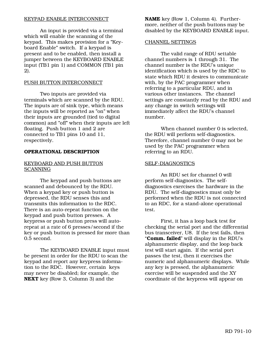 Yaskawa Remote Display Unit RDU for use with MicroTrac DSD LAN User Manual | Page 5 / 6