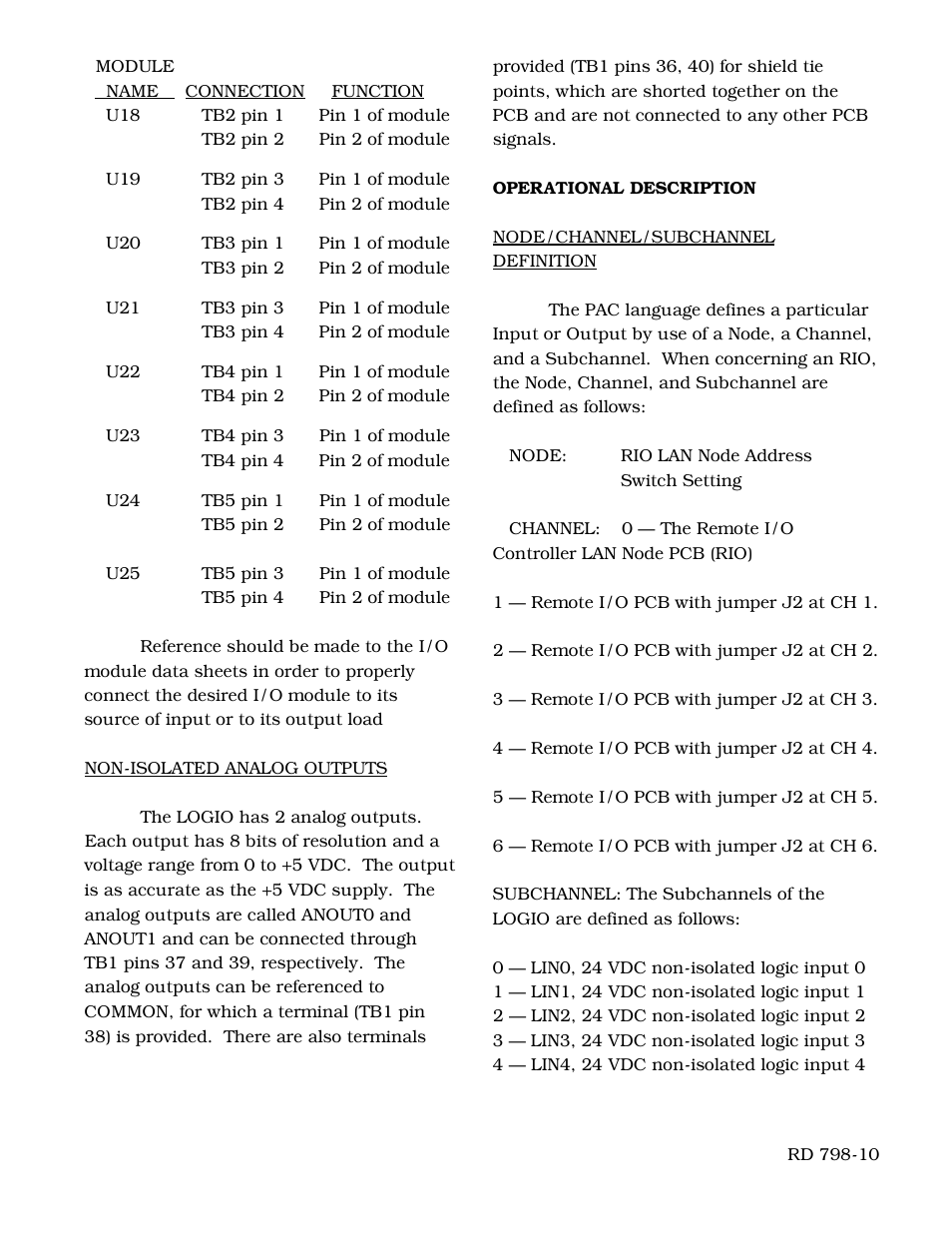 Yaskawa Remote logic I/O PCB for use with Microtrac DSD LAN User Manual | Page 5 / 6