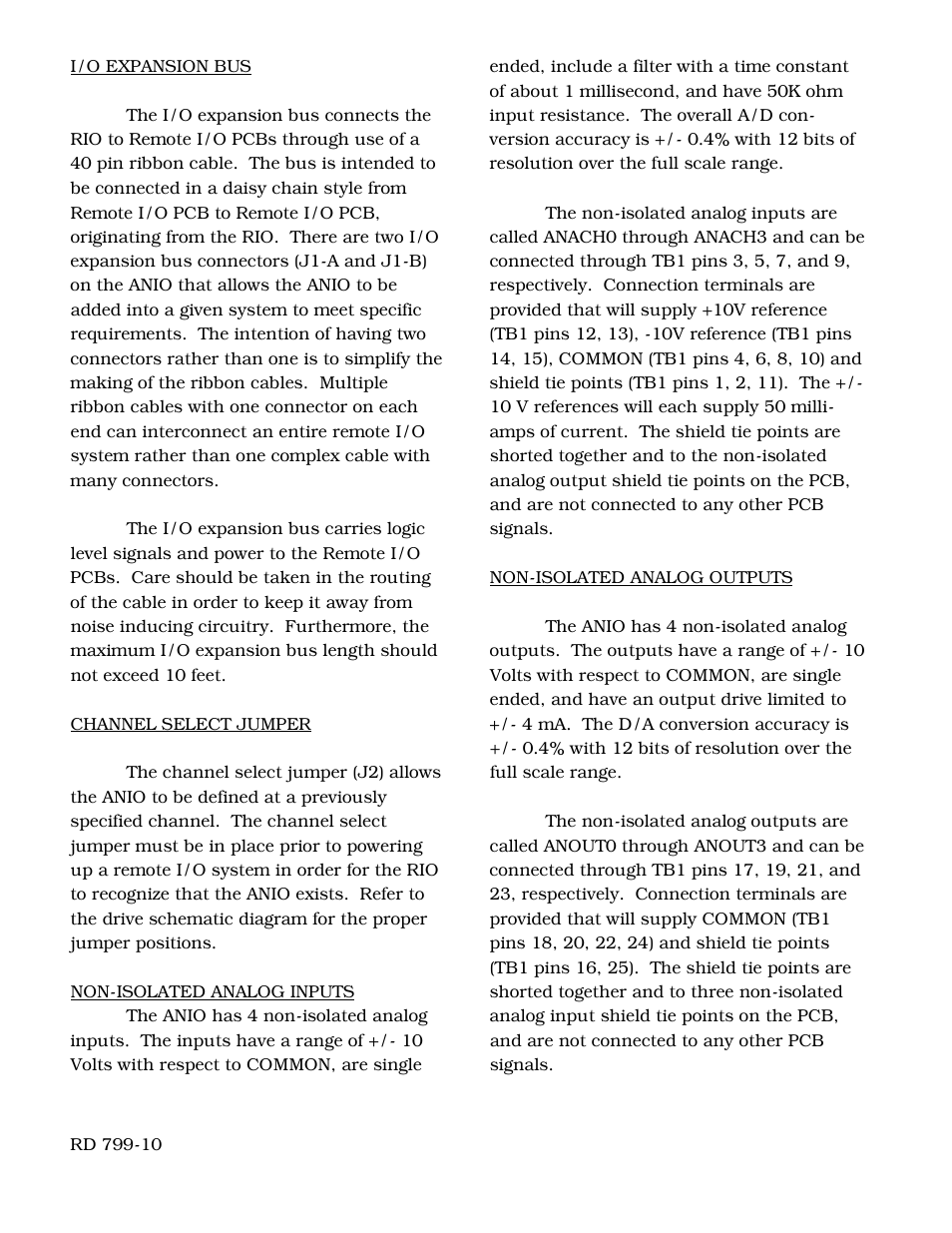 Yaskawa Remote Analog I/O PCB for use with Microtrac DSD LAN User Manual | Page 2 / 4