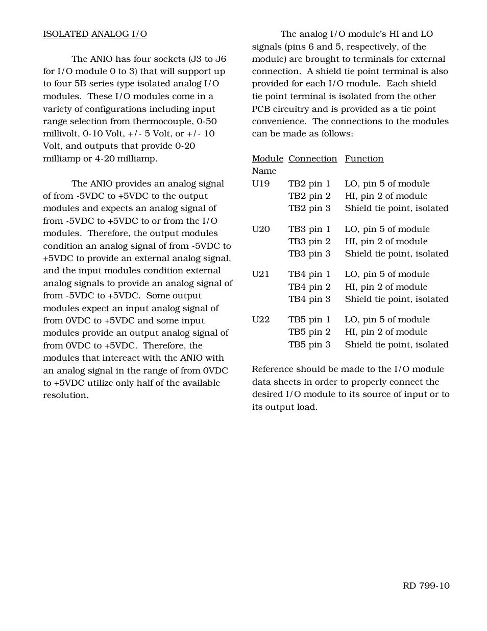 Yaskawa Remote Analog I/O PCB for use with Microtrac DSD LAN User Manual | Page 3 / 4