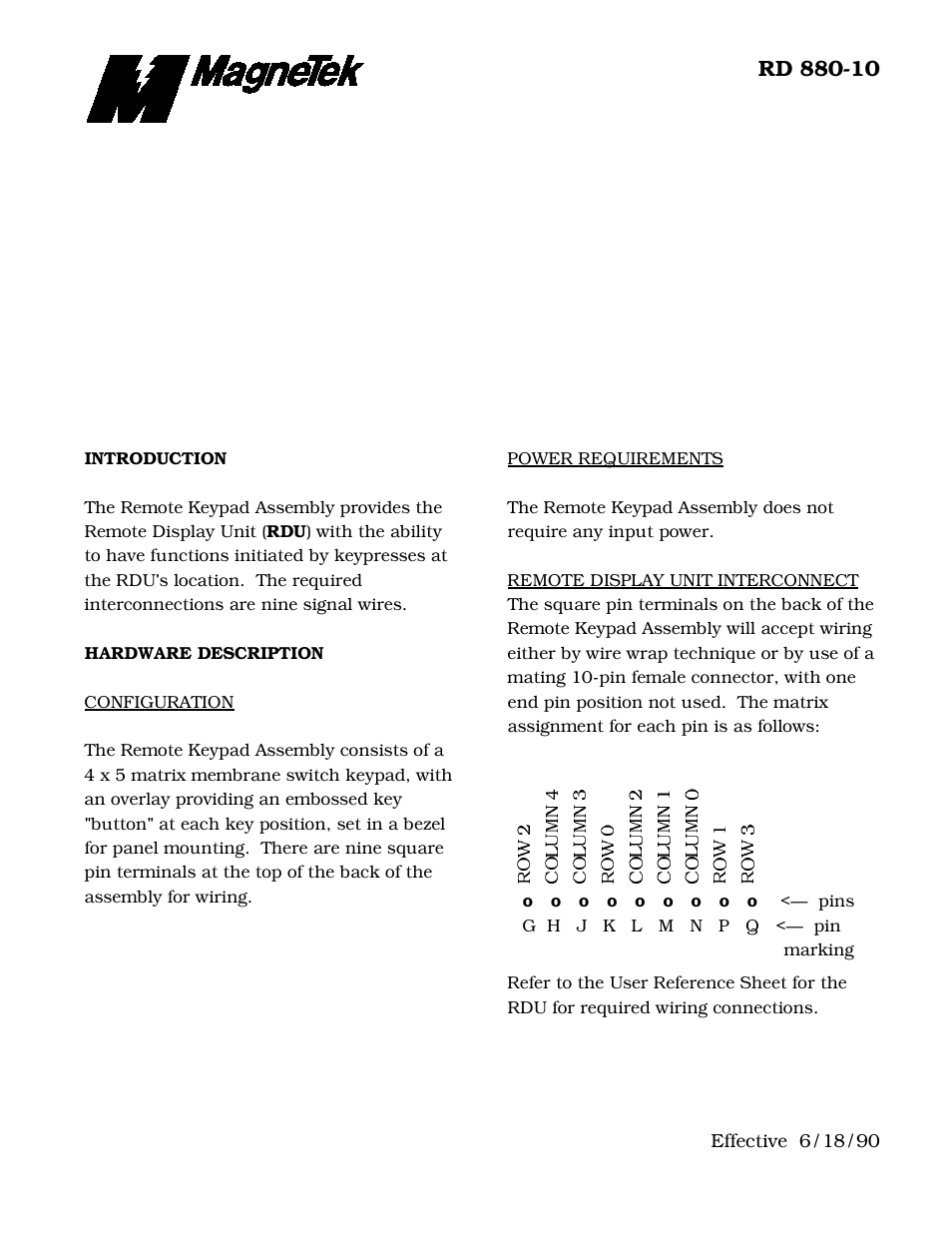 Yaskawa Remote Keypad Assembly for use with Microtrac DSD Remote User Manual | 2 pages