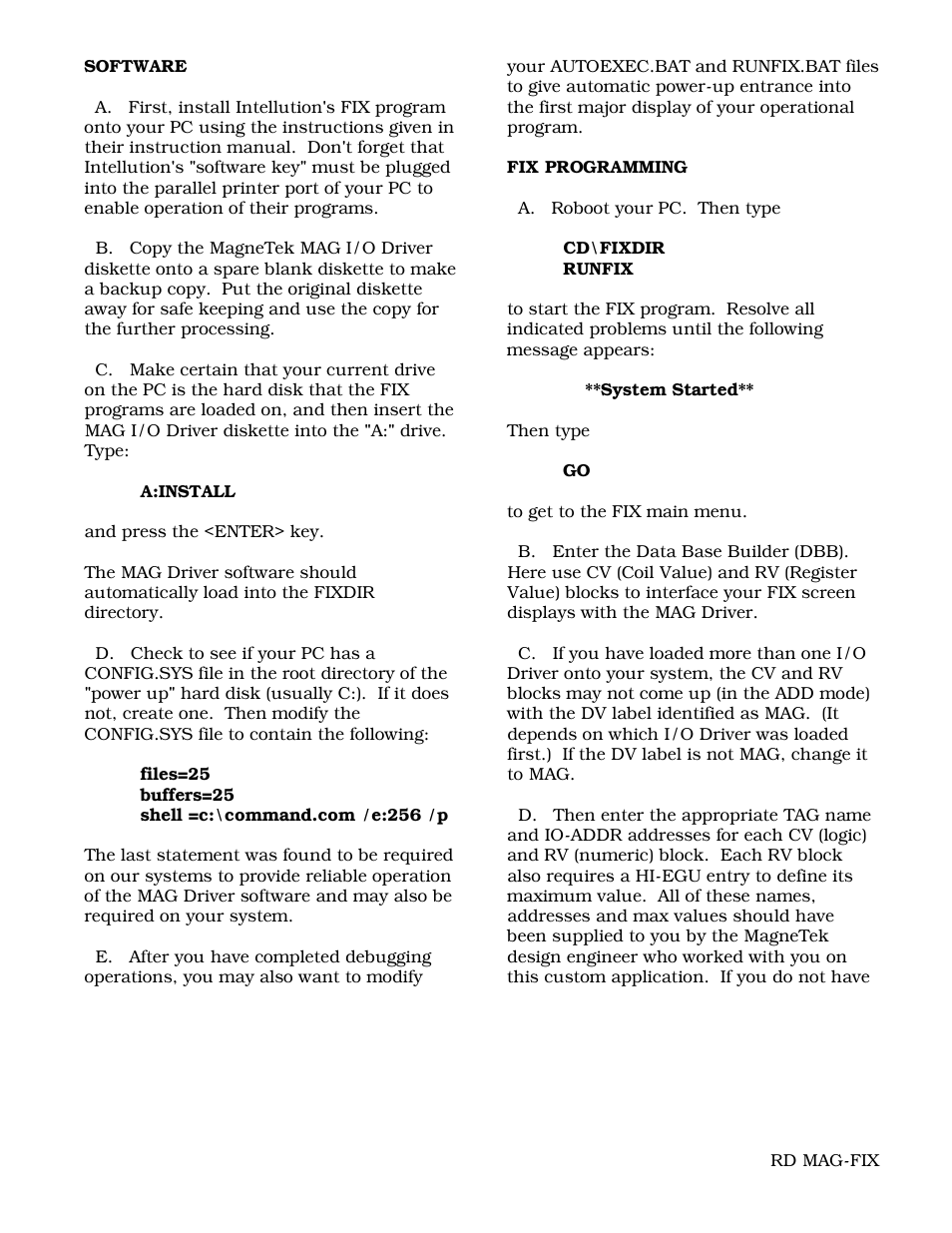 Yaskawa I/O Driver for Intellution's Fix for use with MicroTrac DSD LAN User Manual | Page 3 / 4