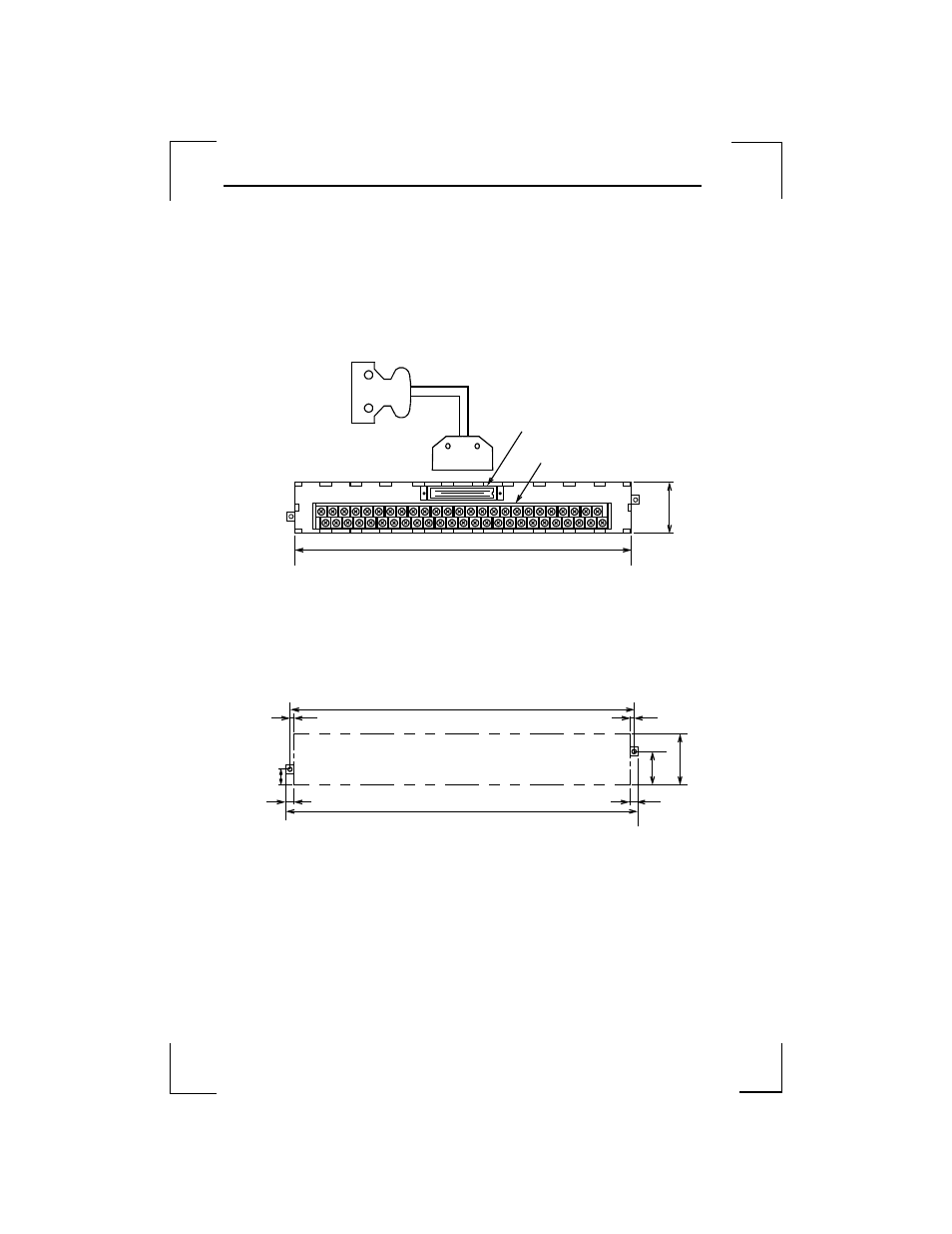 Cable diagram and dimensional drawings, I/o cable with terminal block jusp-ta50p | Yaskawa LEGEND-MC User Manual | Page 24 / 28