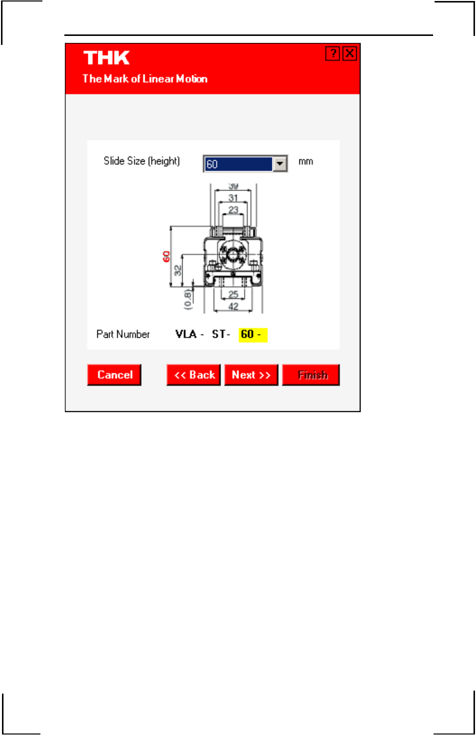Next enter the slide height | Yaskawa SMCGUI-THK1 User Manual | Page 9 / 36