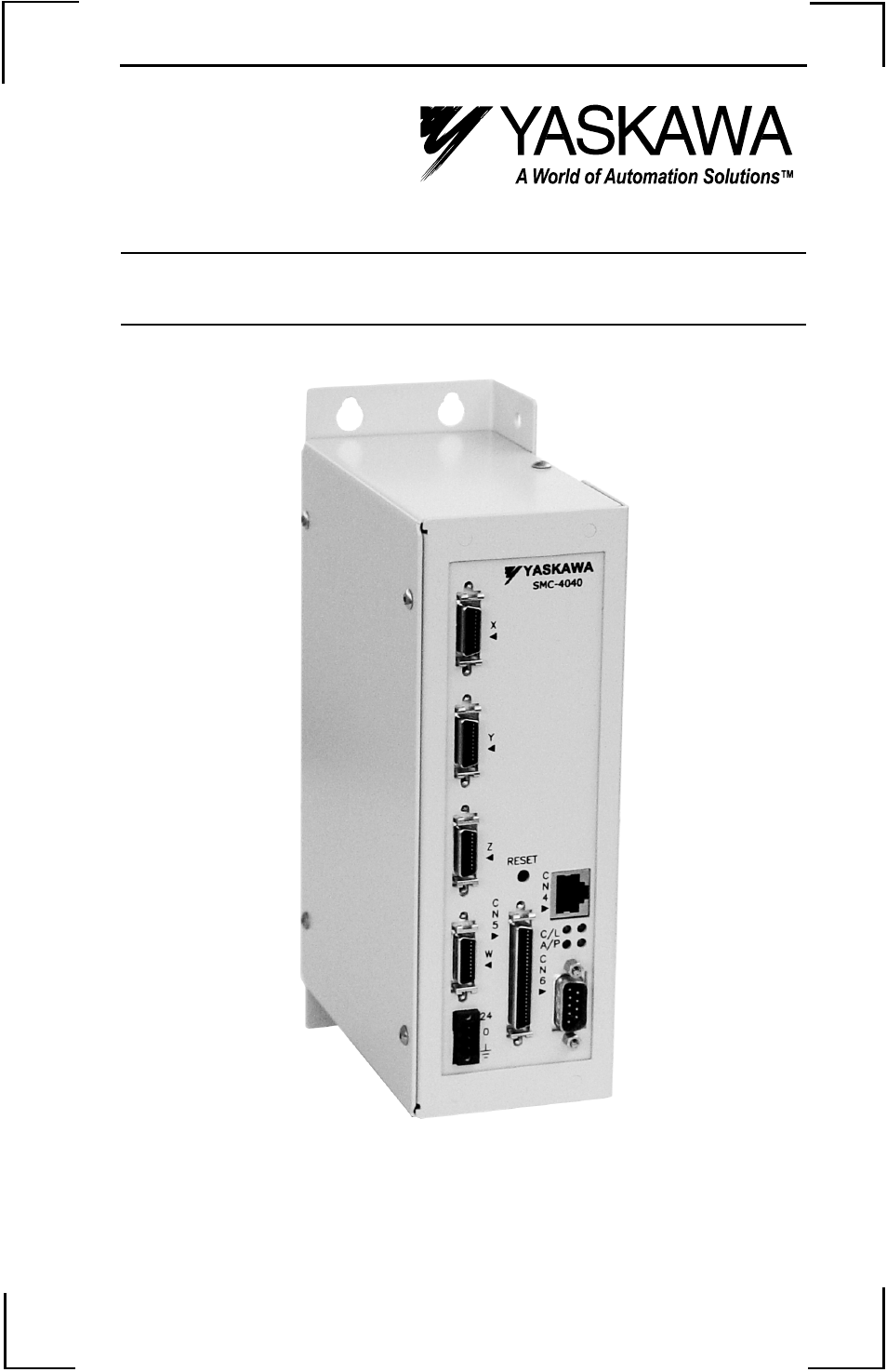 Yaskawa SMC-4000 User Manual | 24 pages