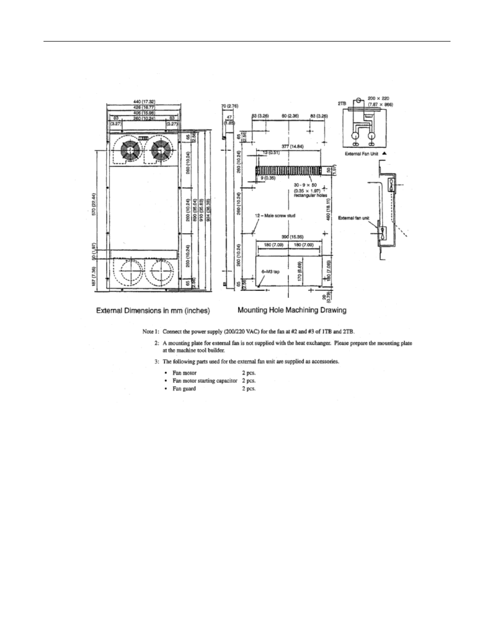 2 heat exchanger | Yaskawa YASNAC PC NC Connecting Manual User Manual | Page 170 / 193