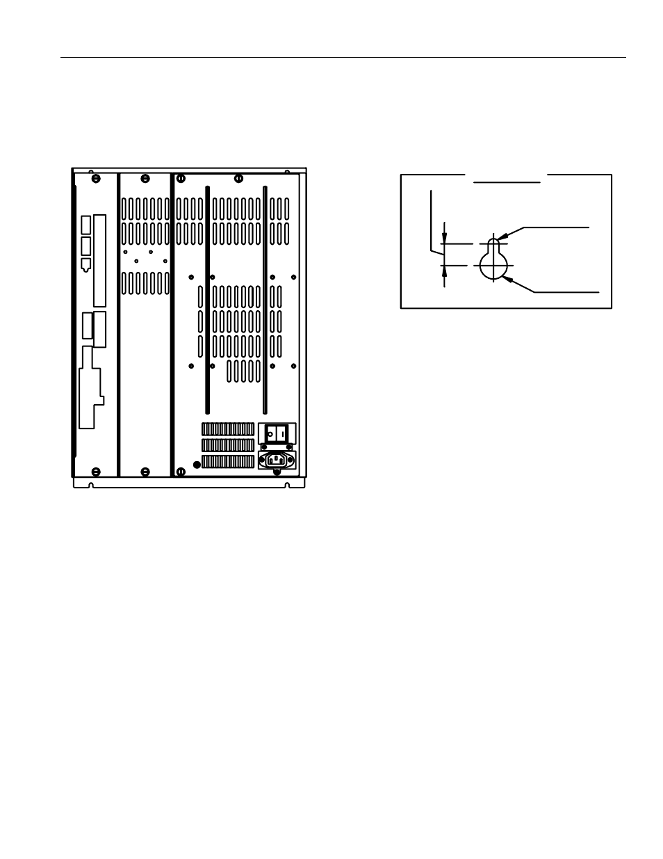 2 installing the pcnc unit, Figure 1.5.2.1: mounting of pcnc unit, Detail 1 | Yaskawa YASNAC PC NC Connecting Manual User Manual | Page 33 / 193