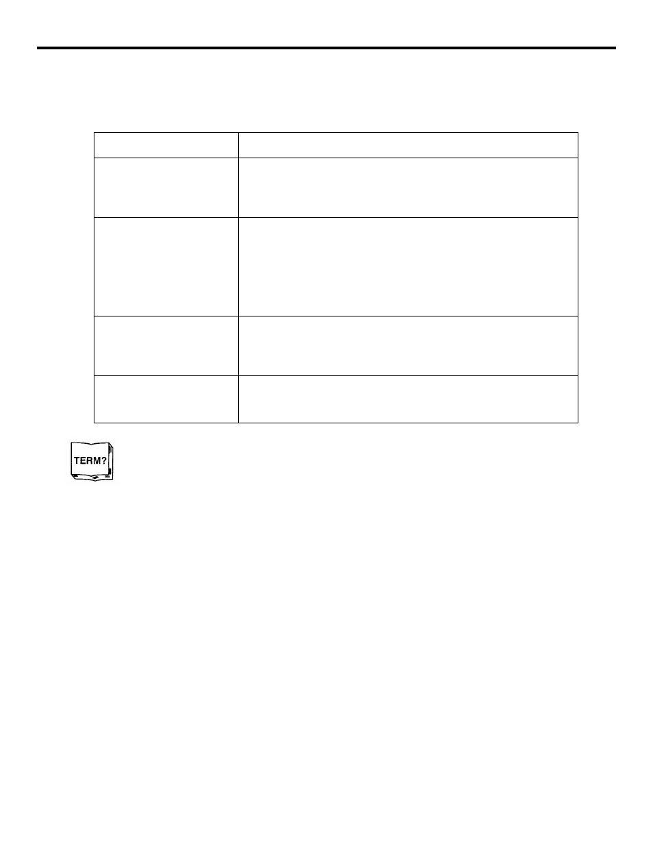 Table 4.1.1.3 description of the addresses | Yaskawa YASNAC PC NC Programming Manual User Manual | Page 144 / 318