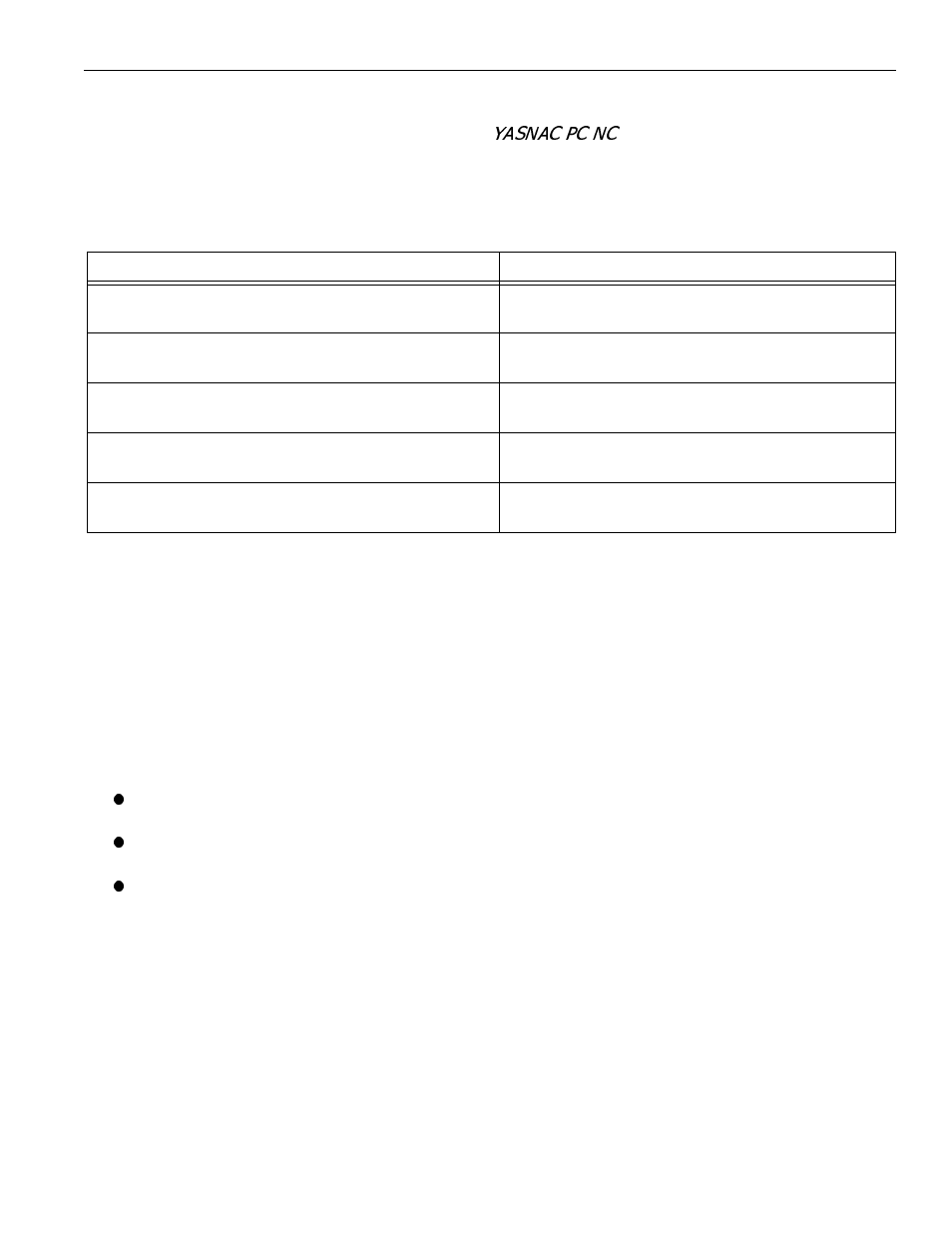 Yaskawa YASNAC PC NC Programming Manual User Manual | Page 7 / 318