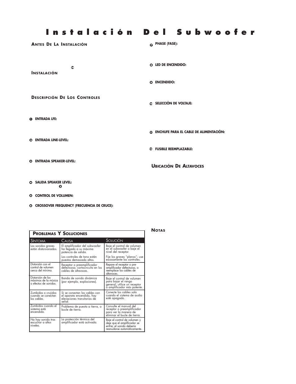 Cerwin-Vega V-MAX 15 User Manual | Page 8 / 18
