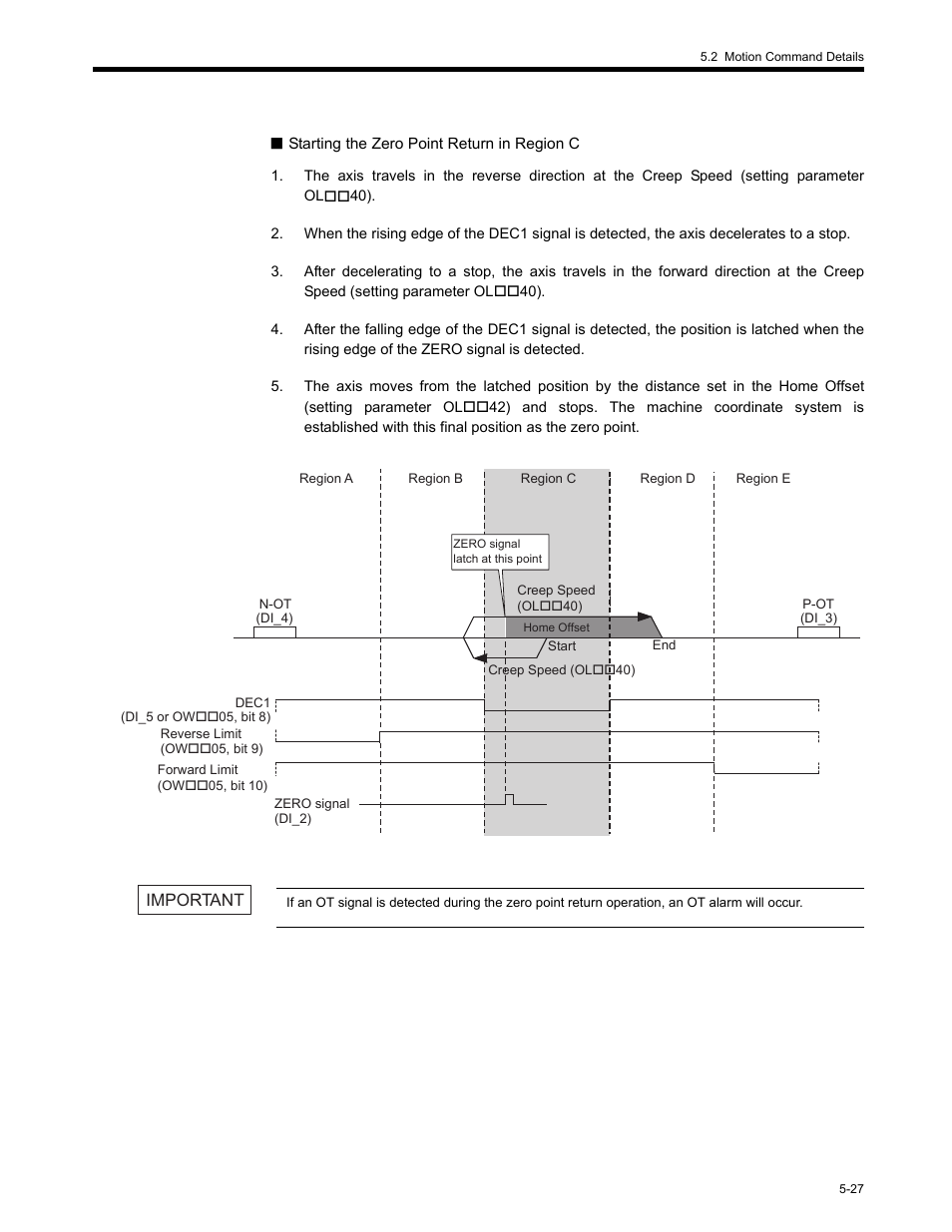 Important | Yaskawa MP2200 Machine Controller User Manual | Page 257 / 529