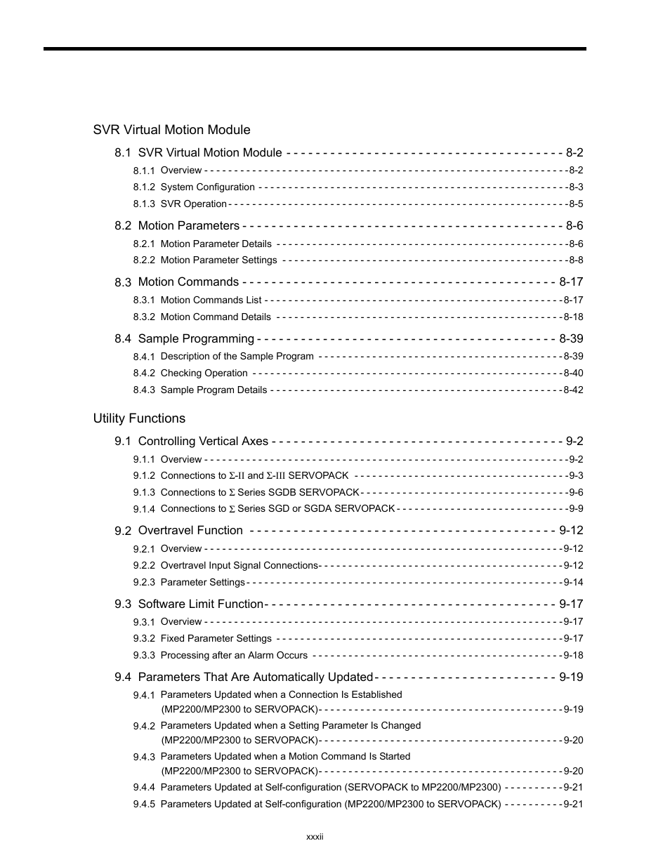 Yaskawa MP2200 Machine Controller User Manual | Page 32 / 529