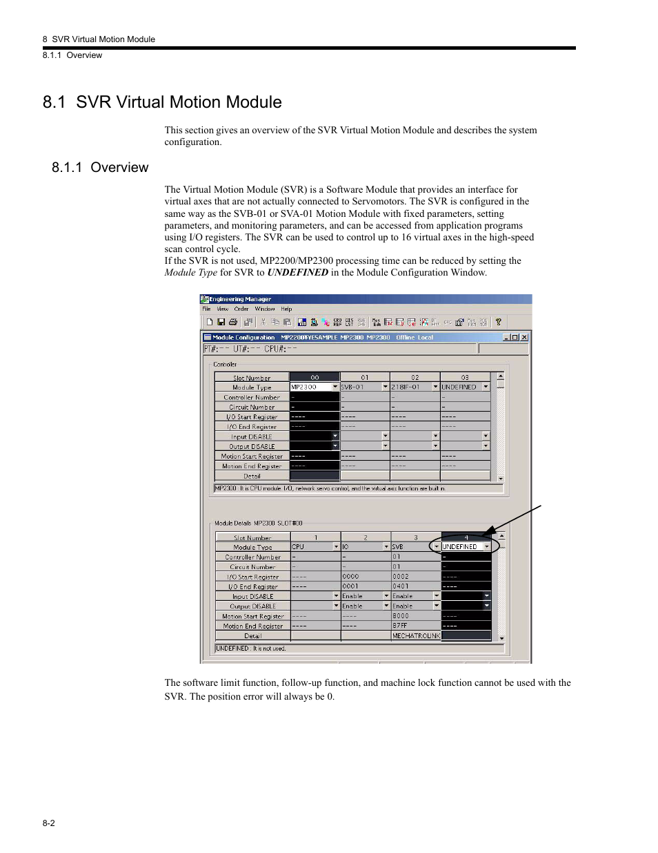 1 svr virtual motion module, 1 overview, 1 svr virtual motion module -2 | 1 overview -2 | Yaskawa MP2200 Machine Controller User Manual | Page 418 / 529