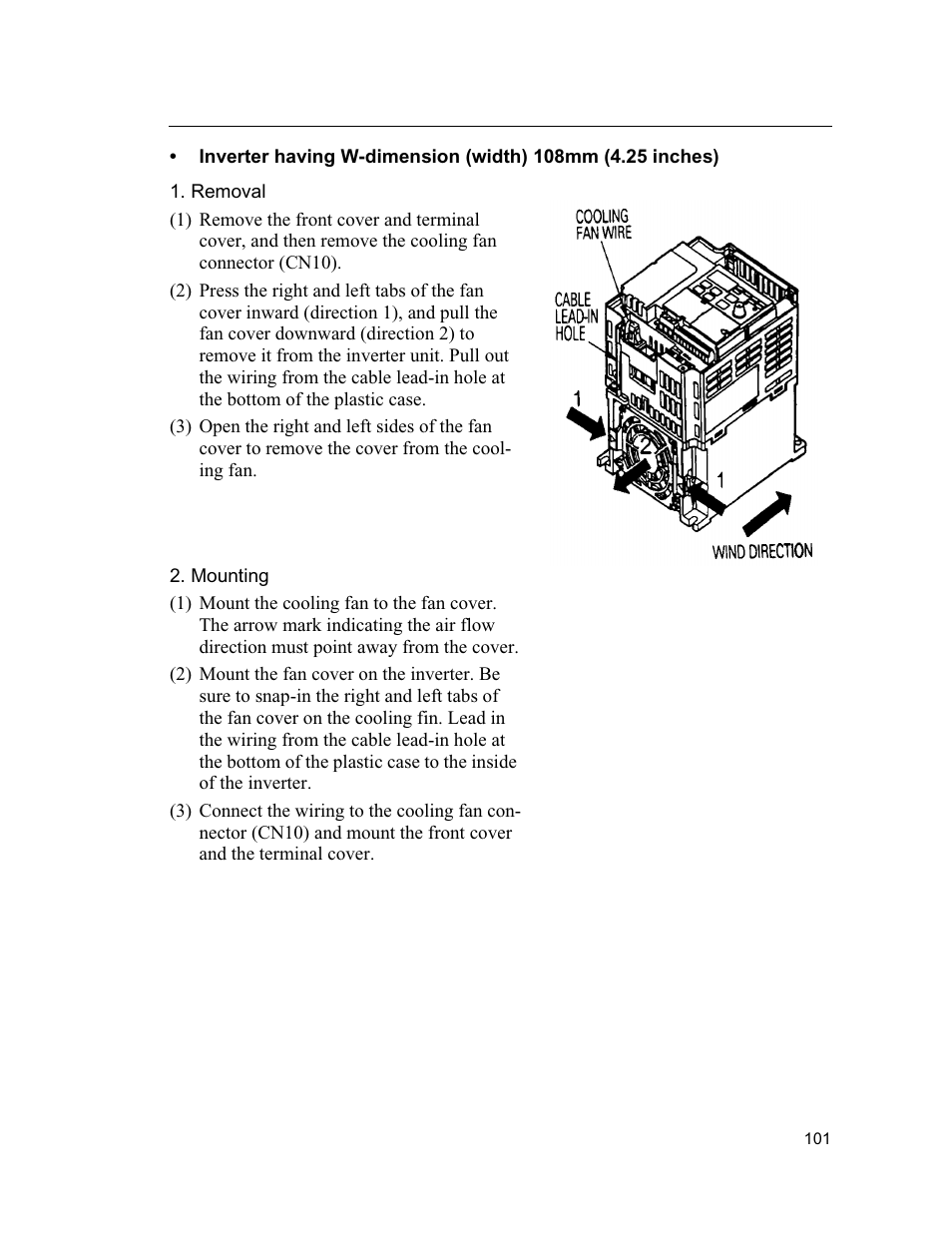Yaskawa VS mini J7 Series User Manual | Page 101 / 118