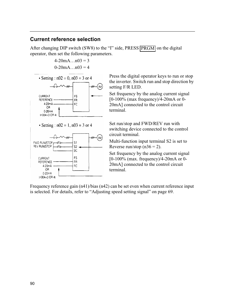 Yaskawa VS mini J7 Series User Manual | Page 90 / 118