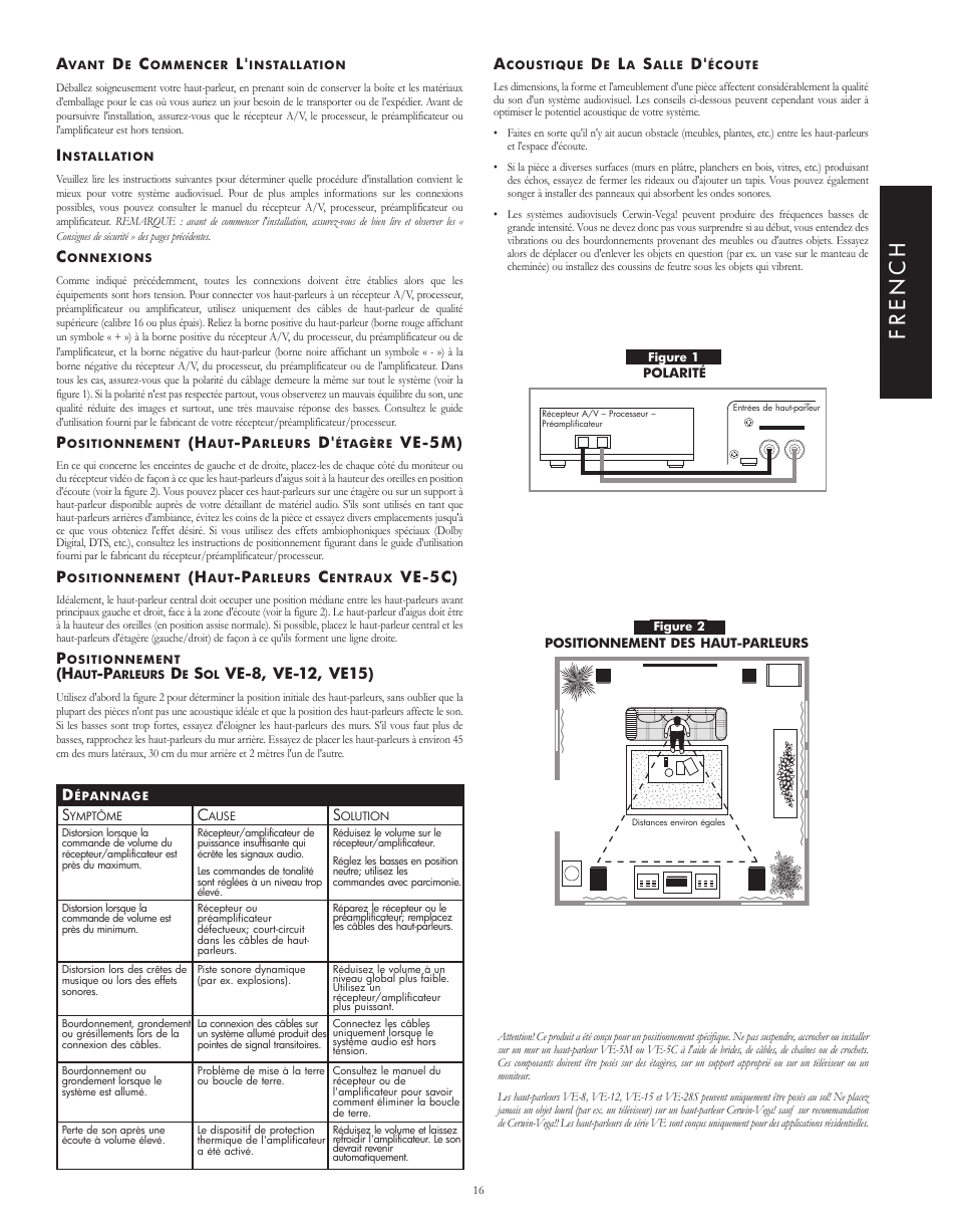 Ve-5m), Ve-5c) | Cerwin-Vega VE-5C User Manual | Page 20 / 24