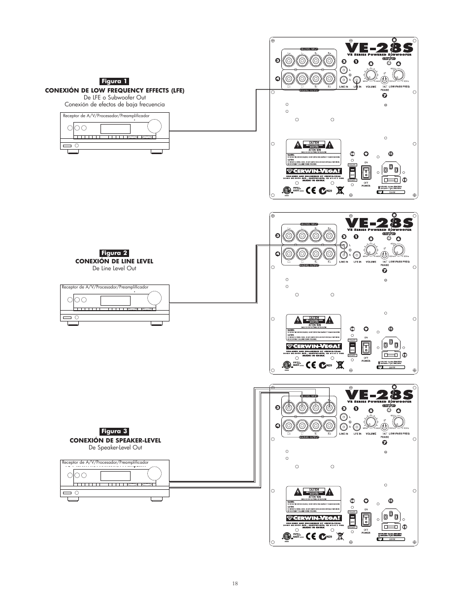 Cerwin-Vega VE-5C User Manual | Page 22 / 24