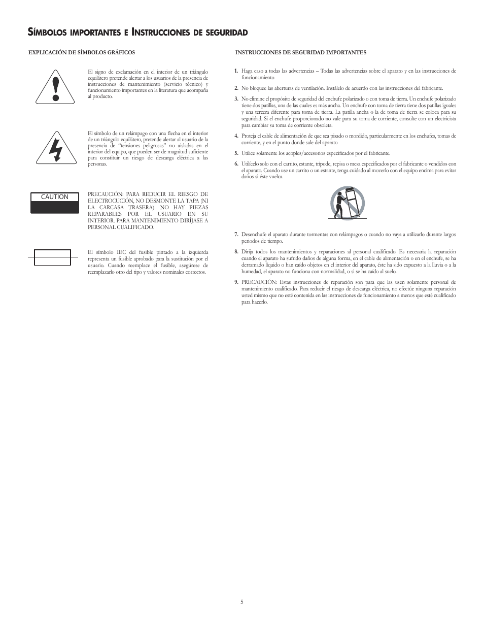 Cerwin-Vega VE-5C User Manual | Page 9 / 24