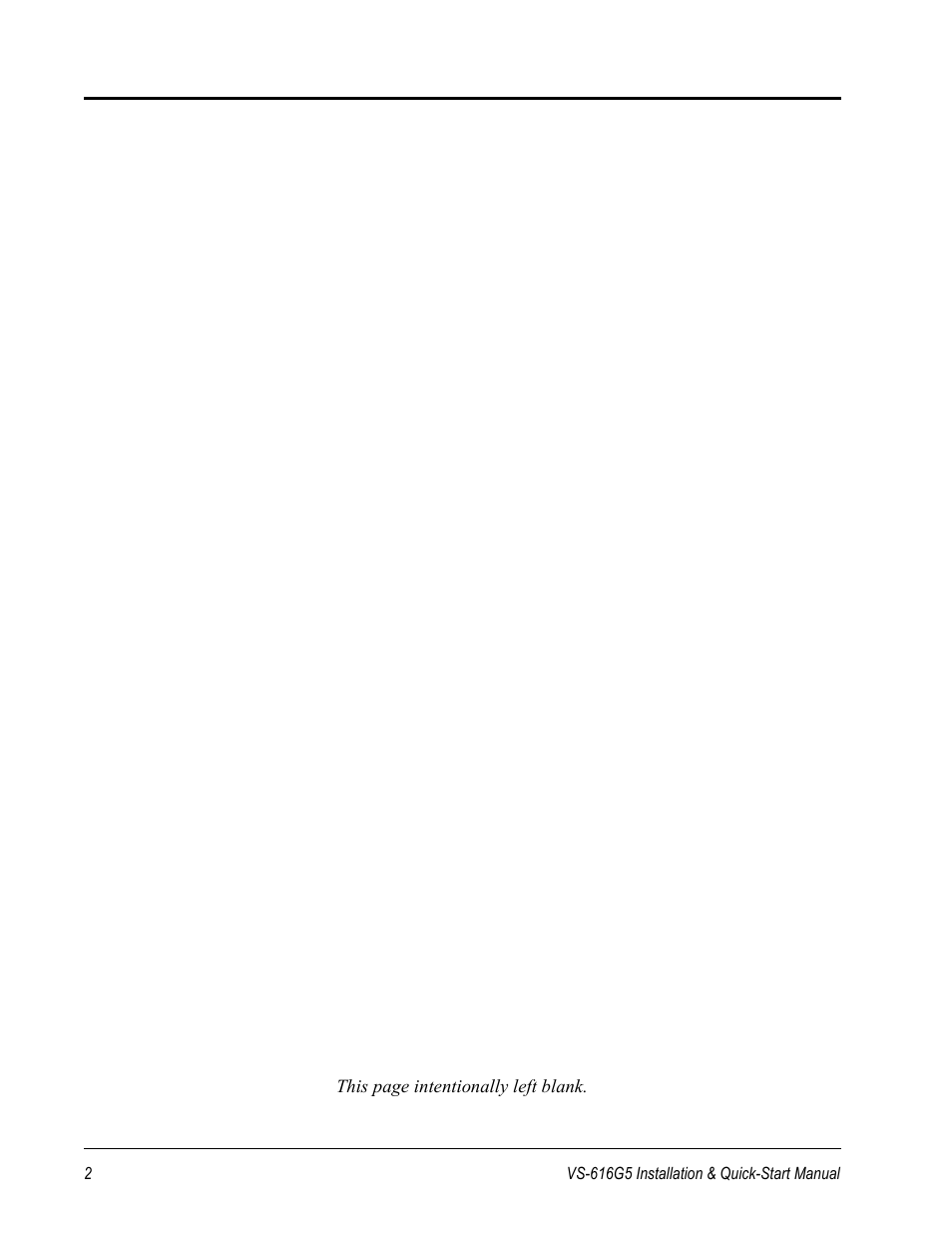 Yaskawa VS-616G5 Series Revision F Quick-Start User Manual | Page 2 / 117