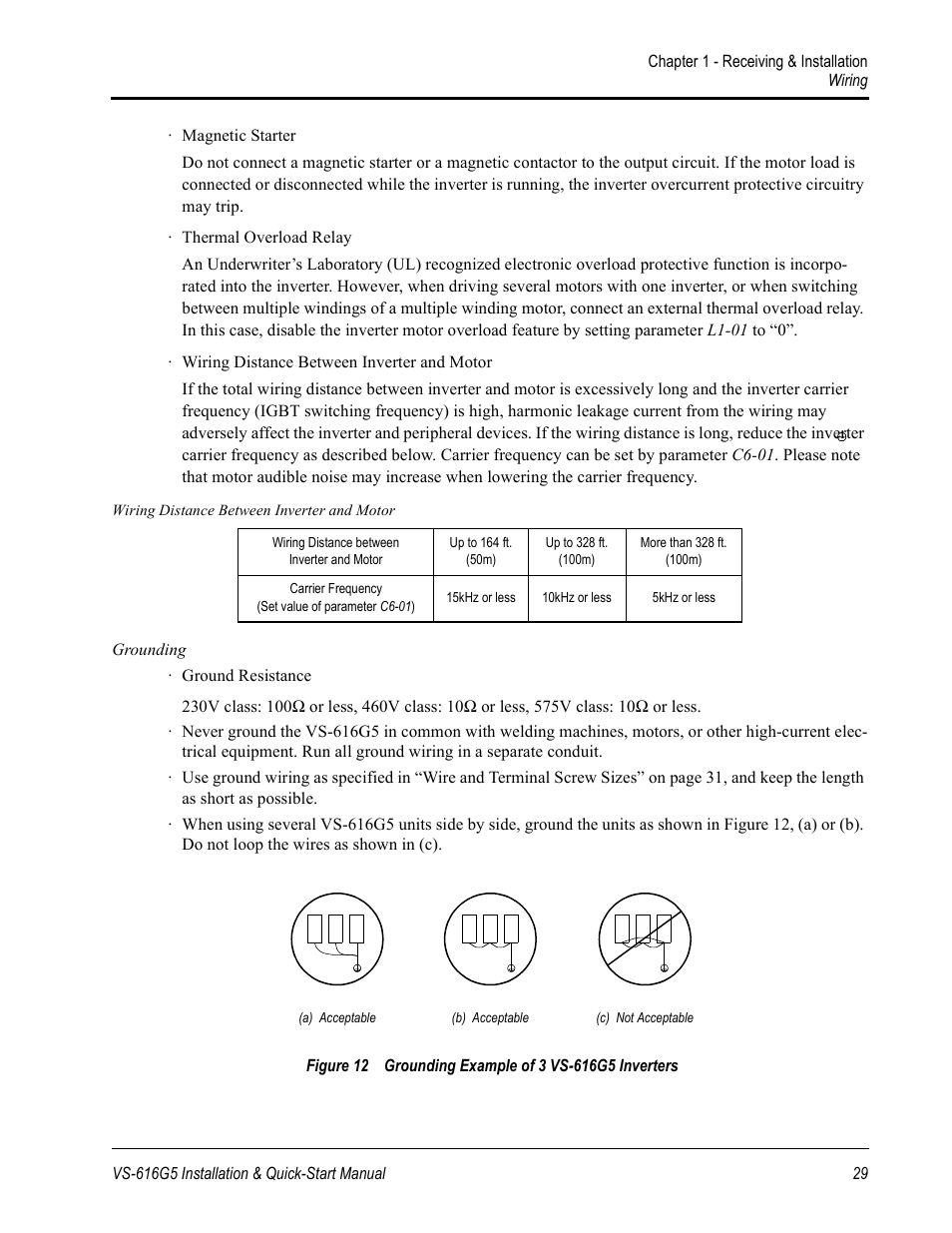 Yaskawa VS-616G5 Series Revision F Quick-Start User Manual | Page 29 / 117