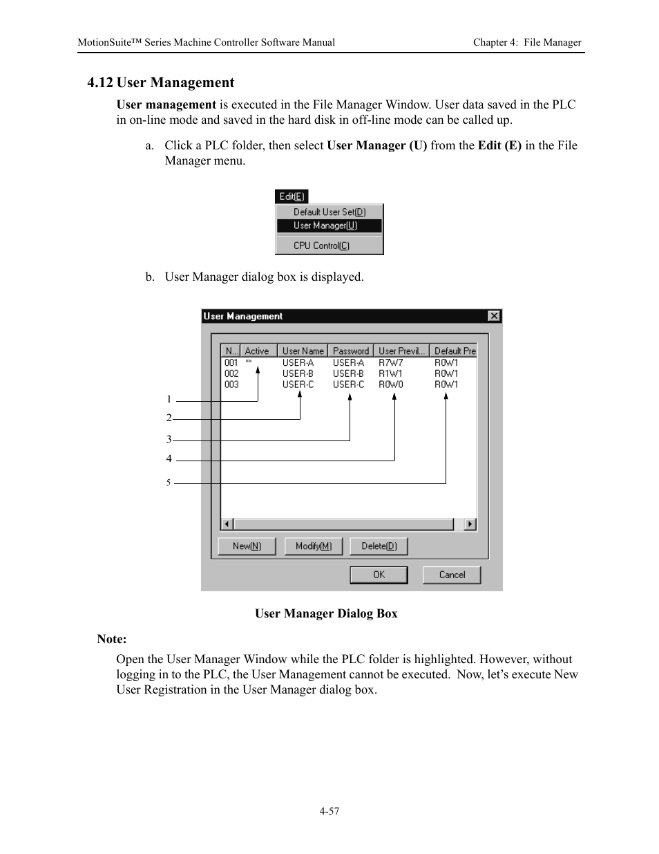 12 user management | Yaskawa MotionSuite Series Machine Controller Software Manual User Manual | Page 114 / 461
