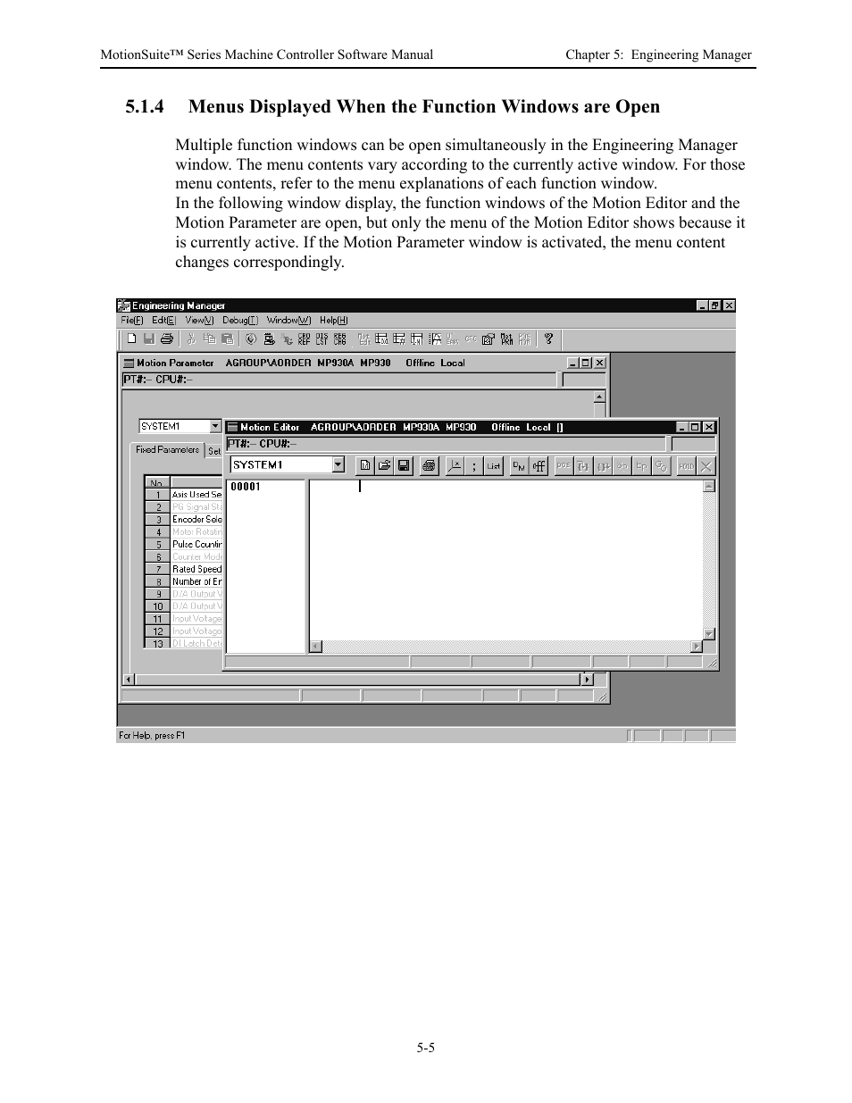 Yaskawa MotionSuite Series Machine Controller Software Manual User Manual | Page 143 / 461