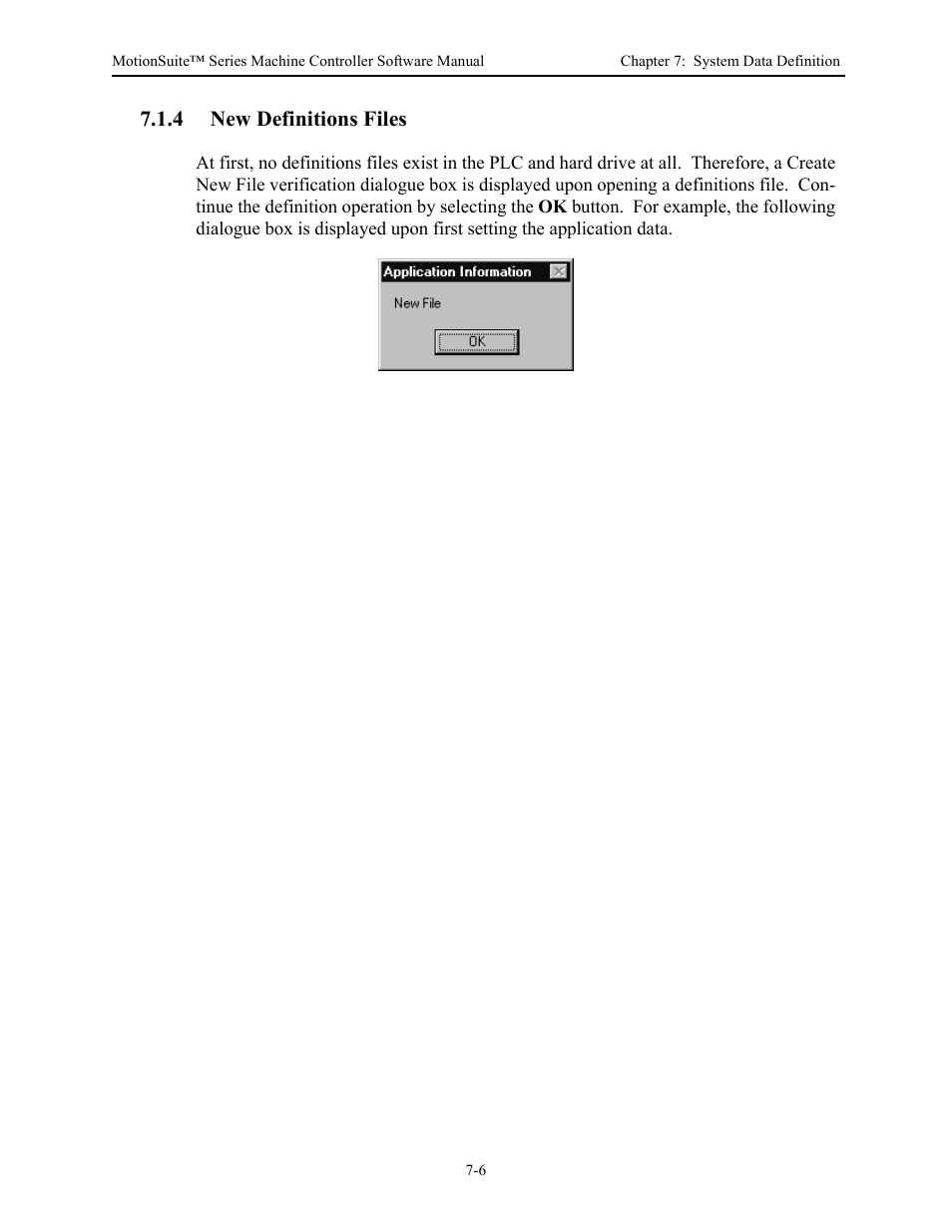 4 new definitions files | Yaskawa MotionSuite Series Machine Controller Software Manual User Manual | Page 179 / 461