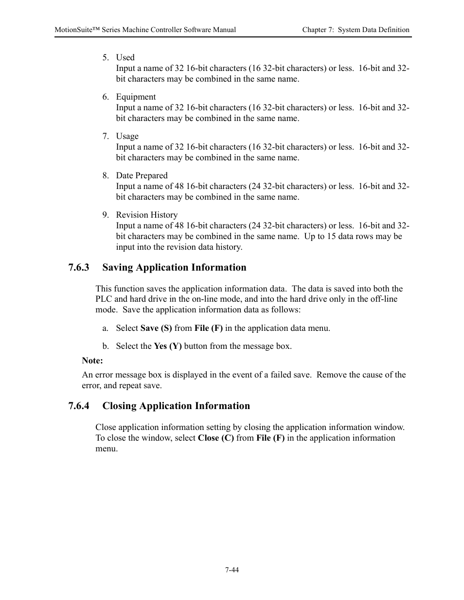 Yaskawa MotionSuite Series Machine Controller Software Manual User Manual | Page 217 / 461