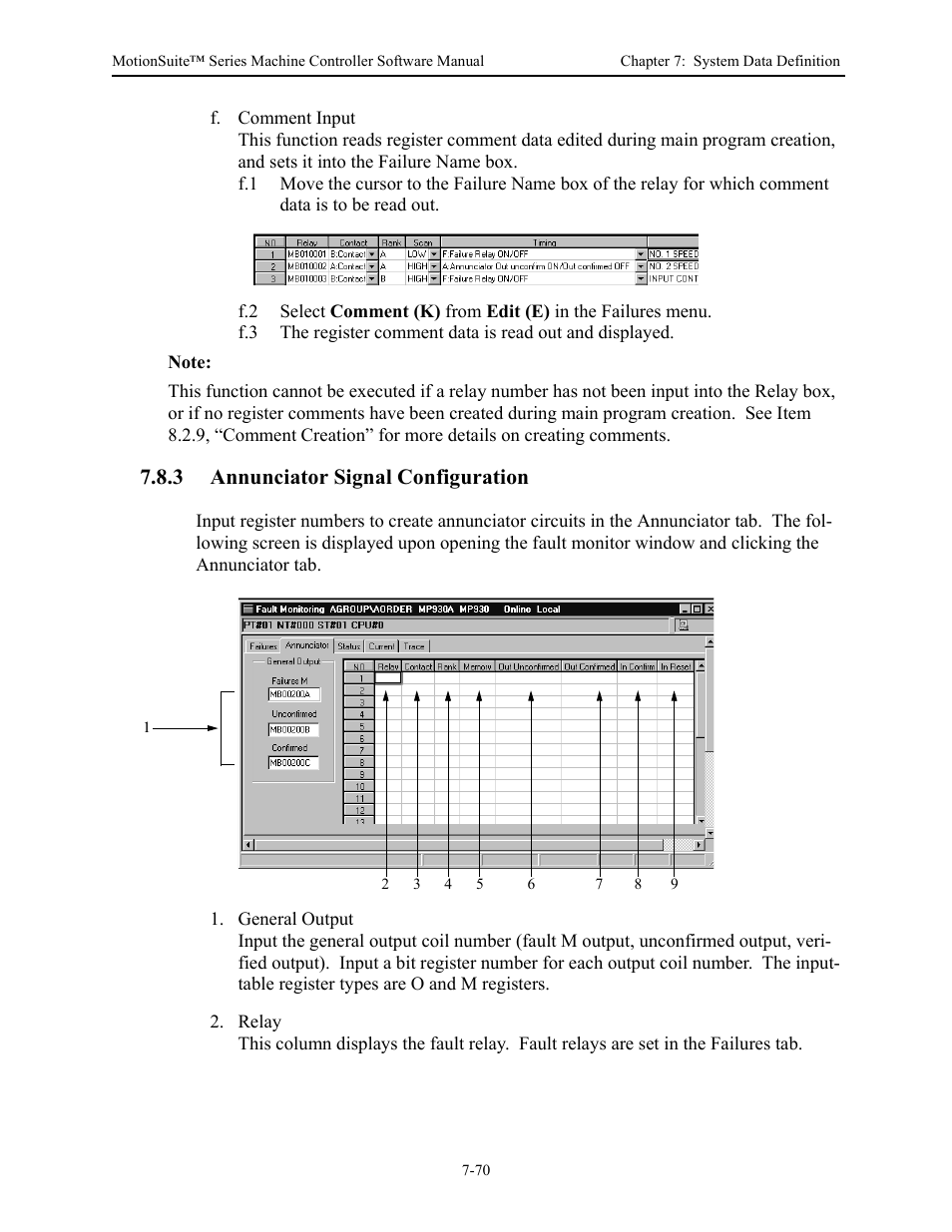 3 annunciator signal configuration | Yaskawa MotionSuite Series Machine Controller Software Manual User Manual | Page 243 / 461
