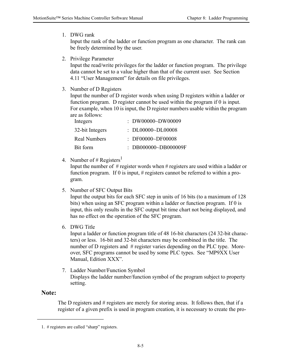 Yaskawa MotionSuite Series Machine Controller Software Manual User Manual | Page 253 / 461